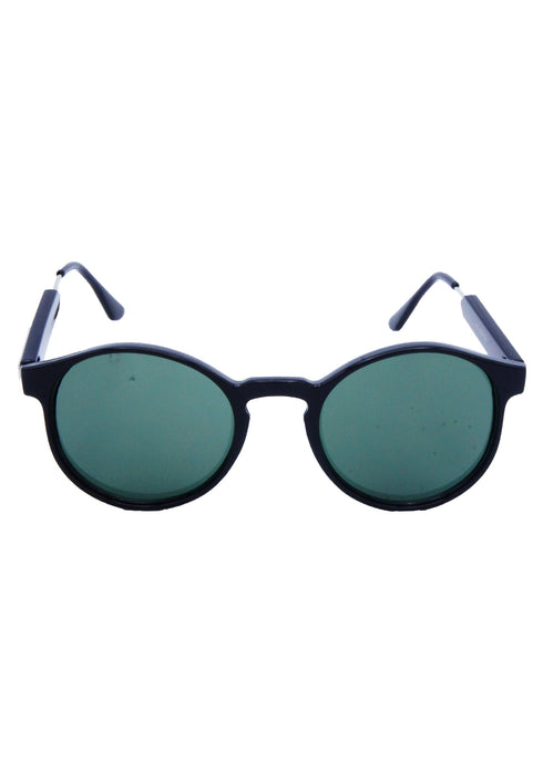 AQ Rounded Unisex Retro Sunglasses - Wine